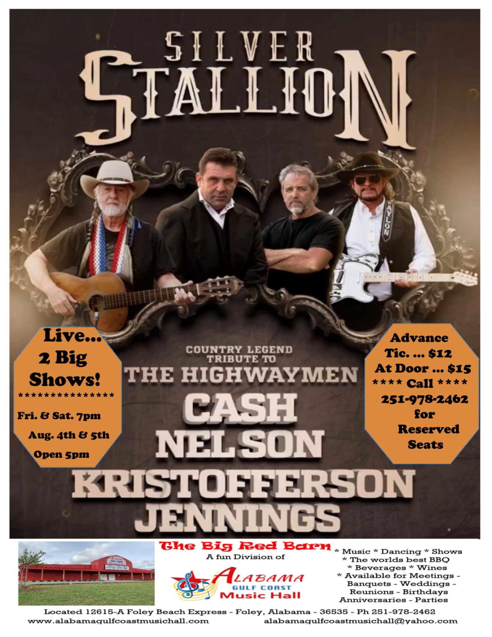 Alabama gulf coast music hall live musical entertainment and dance